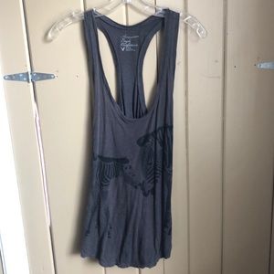 Grey tank with zebras from AE